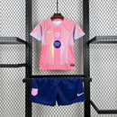 CAMISETA BARCELONA EDICION ESPECIAL ROSA 25/26 CONJUNTO INFANTIL