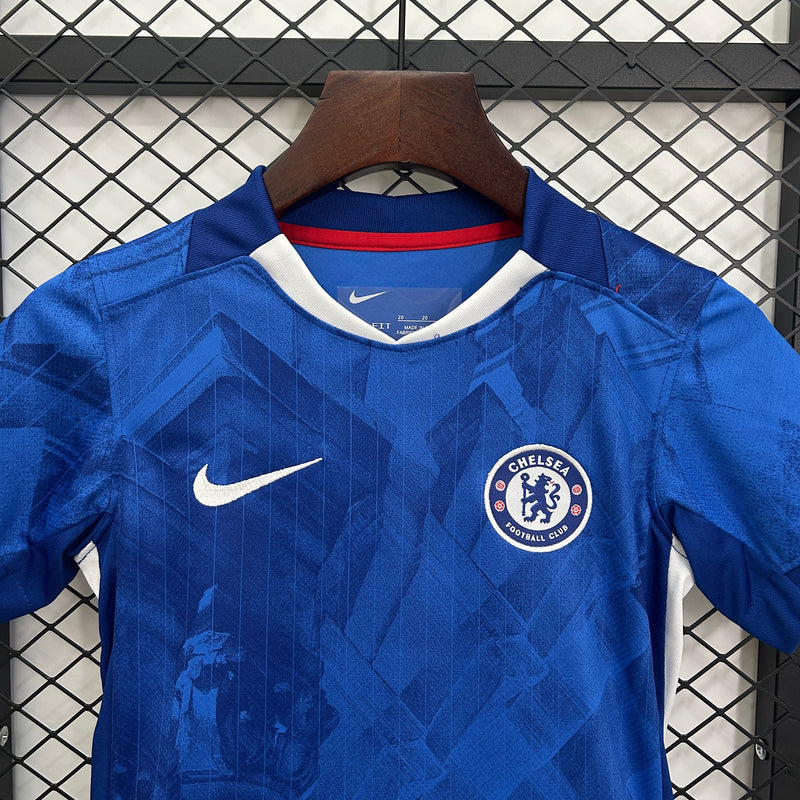 CAMISETA CHELSEA I 25/26 CONJUNTO INFANTIL