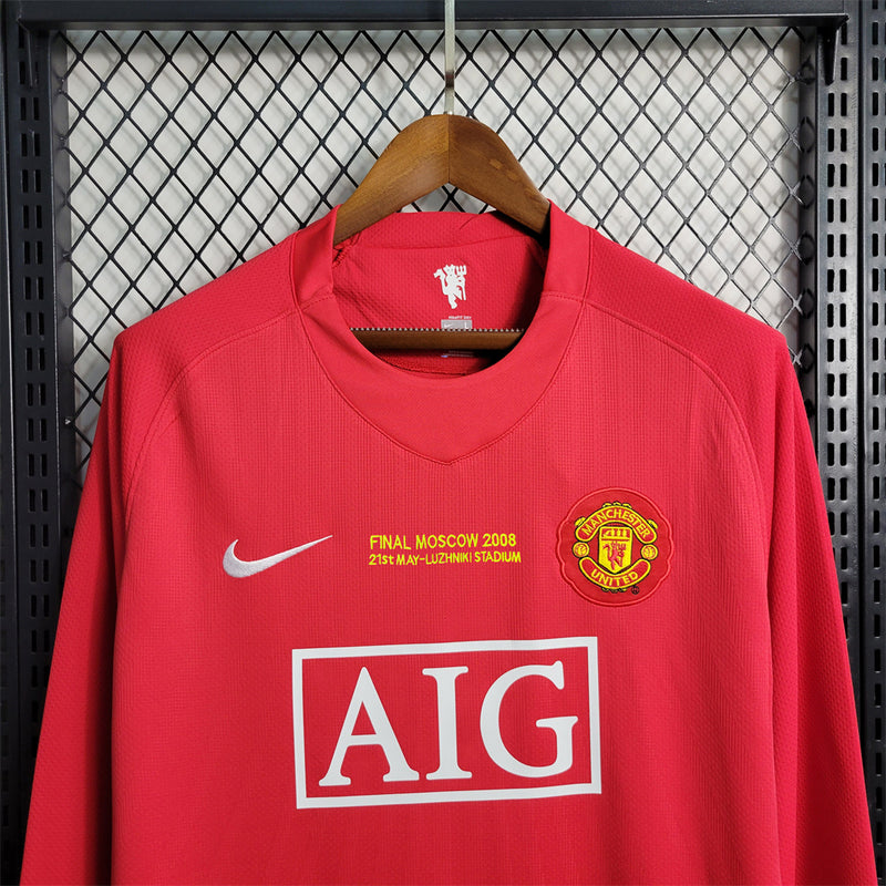 MANCHESTER UNITED I 07/08 HOMBRE MANGA LARGA (RETRO)