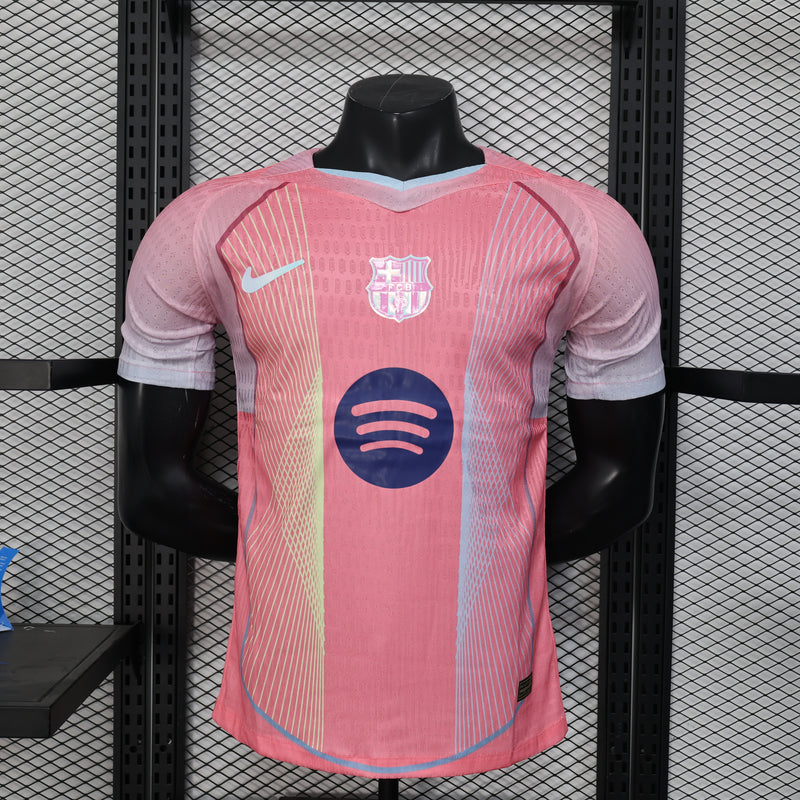 CAMISETA BARCELONA EDICION ESPECIAL ROSA 25/26 HOMBRE (VERSIÓN JUGADOR)