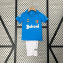 CAMISETA NAPOLI I 87/88 CONJUNTO INFANTIL (RETRO)