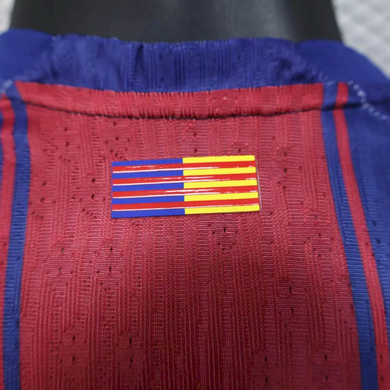 CAMISETA BARCELONA I 25/26 HOMBRE MANGA LARGA (VERSIÓN JUGADOR)
