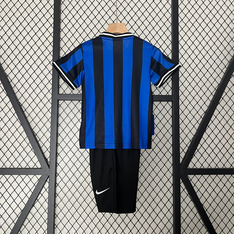 CAMISETA INTER DE MILAN I 09/10 CONJUNTO INFANTIL (RETRO)