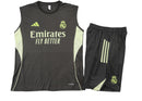 REAL MADRID CONJUNTO ENTRENAMIENTO GRIS - AMARILLO 25/26 HOMBRE SIN MANGAS