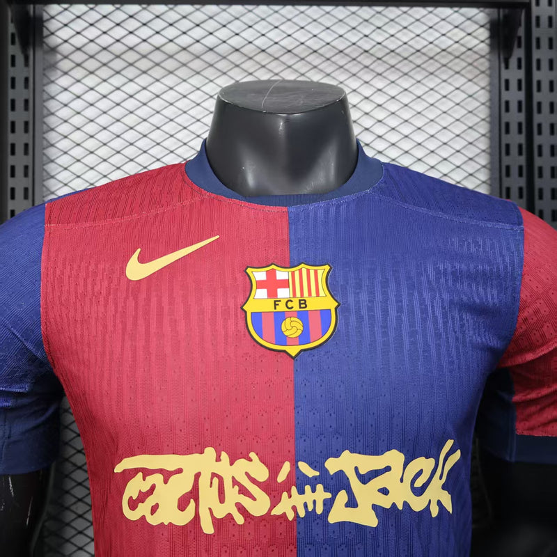 CAMISETA BARCELONA I 24/25 HOMBRE TRAVIS SCOTT (VERSIÓN JUGADOR)