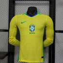 CAMISETA BRASIL I 25/26 HOMBRE MANGA LARGA (VERSIÓN JUGADOR)