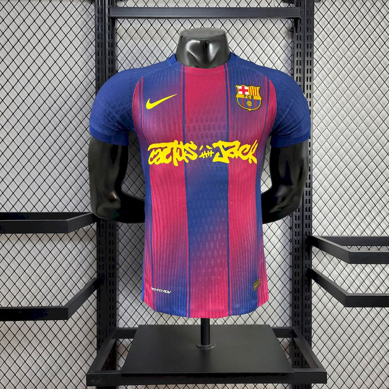 CAMISETA BARCELONA I 25/26 HOMBRE TRAVIS SCOTT (VERSIÓN JUGADOR)