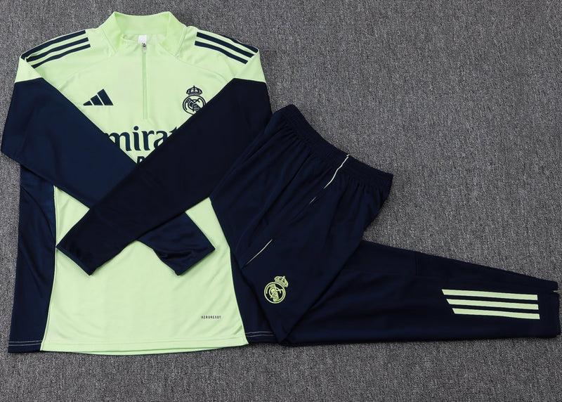 CONJUNTO LARGO REAL MADRID ENTRENAMIENTO I 25/26 HOMBRE MEDIO CIERRE