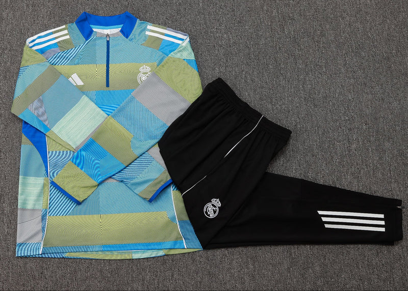 CONJUNTO LARGO REAL MADRID ENTRENAMIENTO II 25/26 HOMBRE MEDIO CIERRE