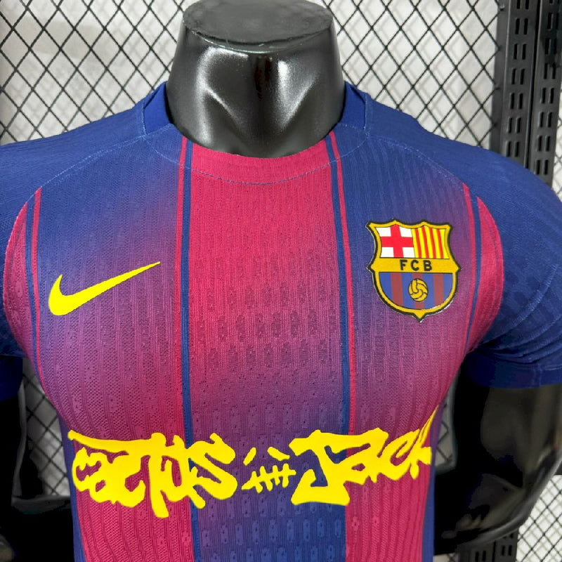 CAMISETA BARCELONA I 25/26 HOMBRE TRAVIS SCOTT (VERSIÓN JUGADOR)