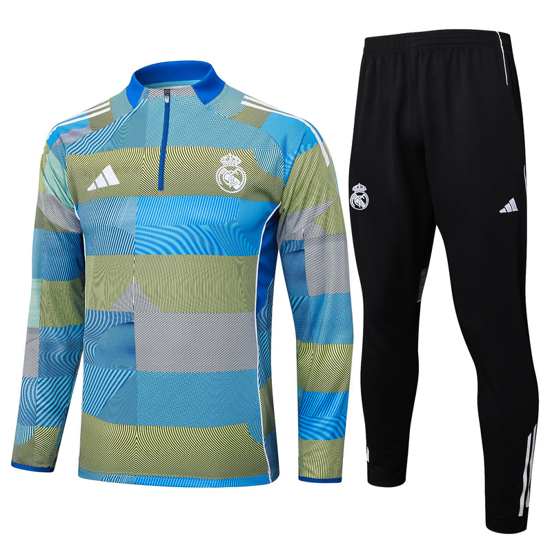 CONJUNTO LARGO REAL MADRID ENTRENAMIENTO II 25/26 HOMBRE MEDIO CIERRE