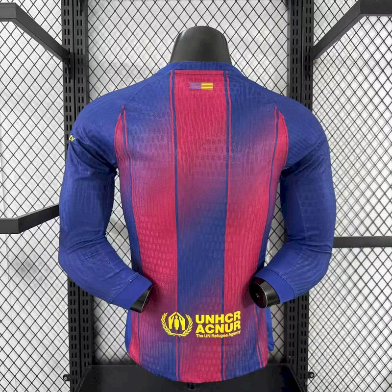CAMISETA BARCELONA I 25/26 HOMBRE MANGA LARGA TRAVIS SCOTT (VERSIÓN JUGADOR)