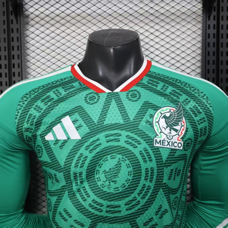 CAMISETA MEXICO I  26/27 HOMBRE MANGA LARGA (VERSIÓN JUGADOR)