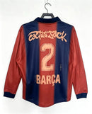 CAMISETA BARCELONA EDICION ESPECIAL 00/01 HOMBRE TRAVIS SCOTT SKELETON MANGA LARGA