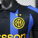 CAMISOLA DE MANGA COMPRIDA MASCULINA INTER MILAN I 24/25 (VERSÃO DE JOGADOR)