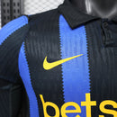 CAMISOLA DE MANGA COMPRIDA MASCULINA INTER MILAN I 24/25 (VERSÃO DE JOGADOR)