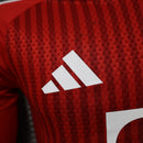 CAMISOLA MASCULINA DE MANGA COMPRIDA BAYERN MUNIQUE I 25/26 (VERSÃO DE JOGADOR) 
