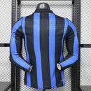 CAMISOLA DE MANGA COMPRIDA MASCULINA INTER MILAN I 24/25 (VERSÃO DE JOGADOR)