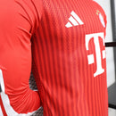 CAMISOLA MASCULINA DE MANGA COMPRIDA BAYERN MUNIQUE I 25/26 (VERSÃO DE JOGADOR) 