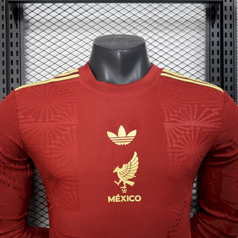 MEXICO EDICION ESPECIAL ROJA 25/26 HOMBRE MANGA LARGA (VERSION JUGADOR)